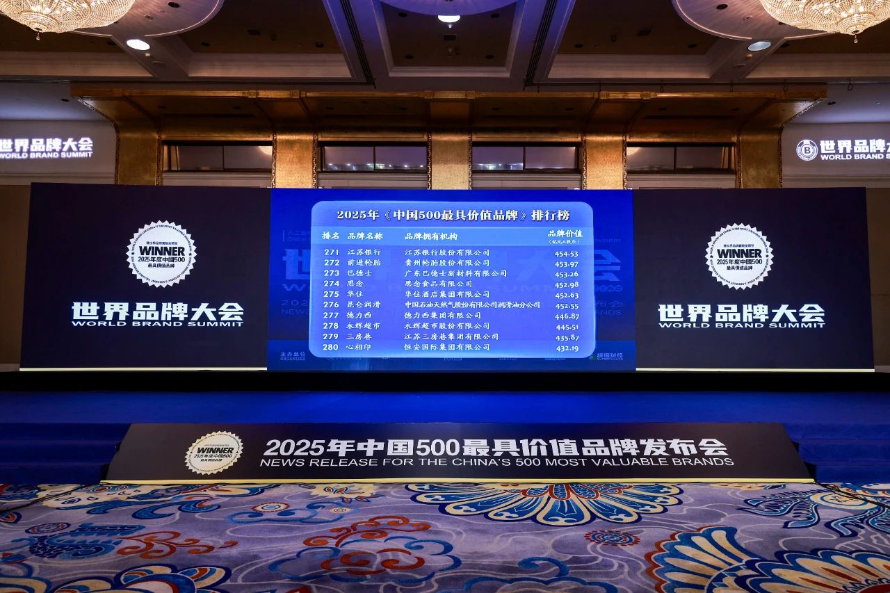 453.26亿!巴德士连续11年荣登中国500最具价值品牌! 453.26亿!巴德士连续11年荣登中国500最具价值品牌!