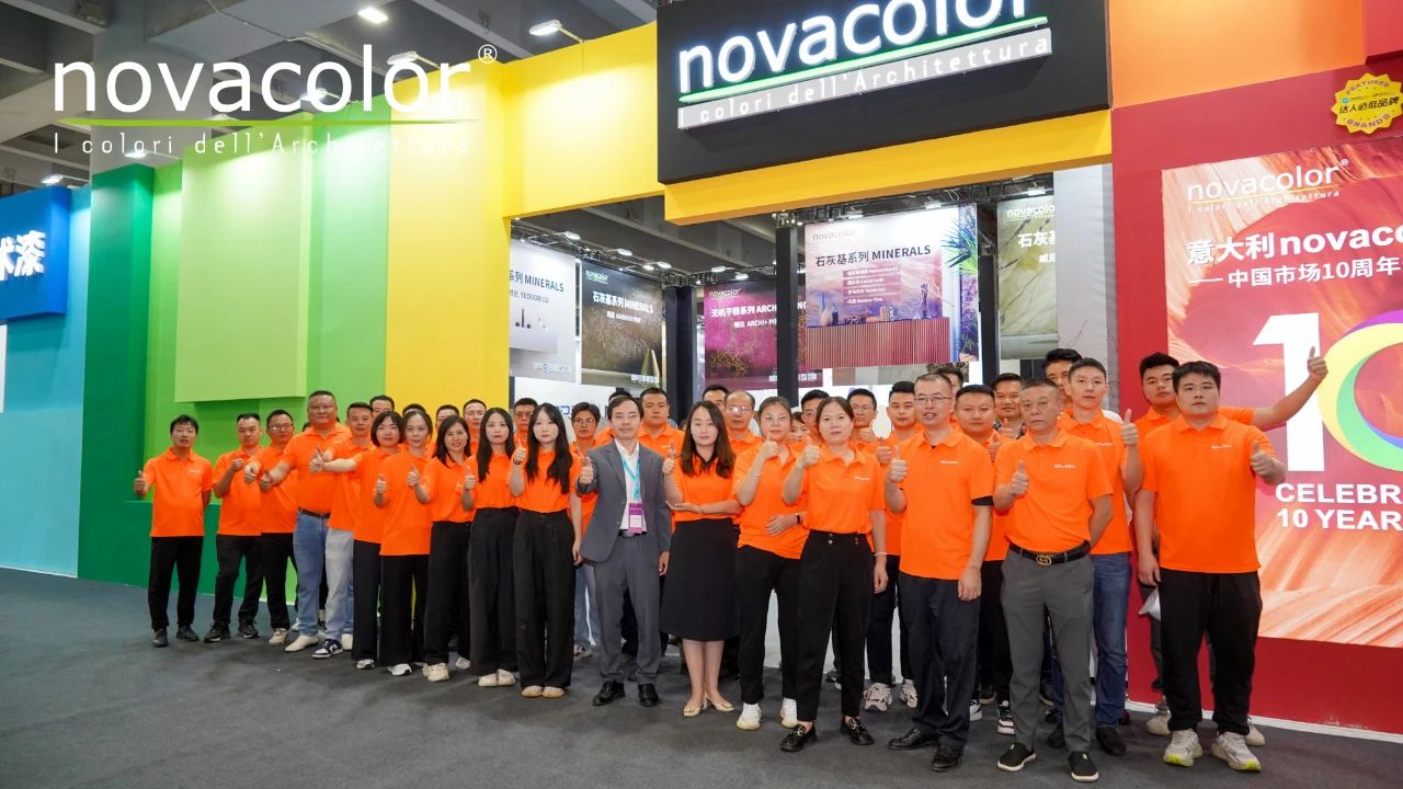 巴德士×Novacolor亮相广州建博会，涂料界“王炸组合”斩获超高人气